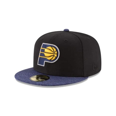 Indiana Pacers Gorra | New Era NBA Shadow Tech 59fifty Fitted Cap Mexico - Negros